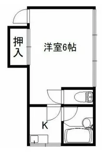 ミユキハイツ【2階】の間取り