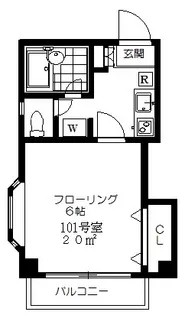 パーシモンコート【1階】の間取り
