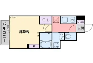 セピアコートII B棟【1階】の間取り