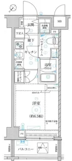レアライズ立川【6階】の間取り