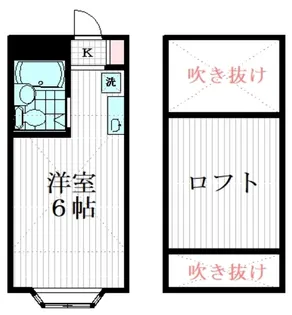 緑町スターハイツ【1階】の間取り