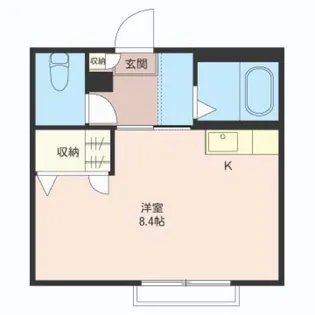 シャーメゾンクワイエト【2階】の間取り