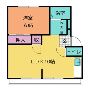 サンシティ天王町 C【1階】の間取り