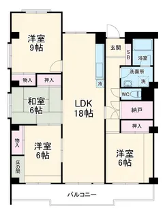 沼南エリカ5号棟【1階】の間取り
