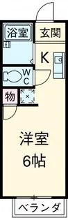 レジデンスシーザー【2階】の間取り