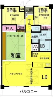 ルネス柳橋【2階】の間取り