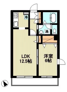 リビオンドルチェ【1階】の間取り
