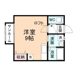 Felice 山室【2階】の間取り