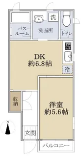S flat 氷川台【1階】の間取り