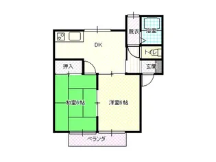 ウィンディー1【2階】の間取り