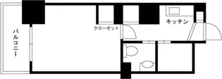 スカイコート三越前壱番館【5階】の間取り