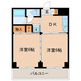 アルデール宮町【7階】の間取り