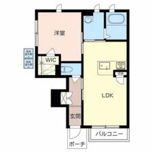 ル・ベラージュ【1階】の間取り