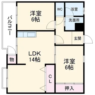 シャンポール9【1階】の間取り