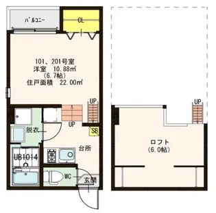 felicite【1階】の間取り