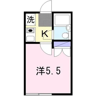 マリーンパレスII【1階】の間取り