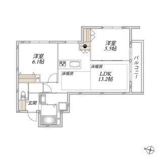 Aoto NANA【3階】の間取り
