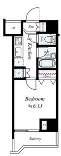 ドルチェ秋葉原・North【4階】の間取り