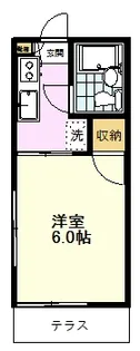 カサベルデ【1階】の間取り