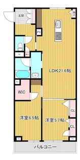 サンヴァリエ三橋【3階】の間取り
