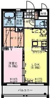 Fiore ReizIII【4階】の間取り