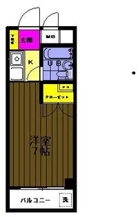 キャッスル福生【2階】の間取り