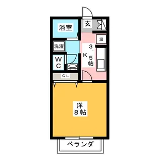 アルバ【2階】の間取り