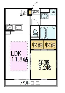 リブリ・ルミエイト【1階】の間取り