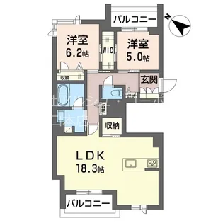 サクラ ステージ【3階】の間取り