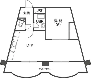倉敷サンコーポ【3階】の間取り