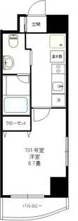 エクセレント上落合【3階】の間取り