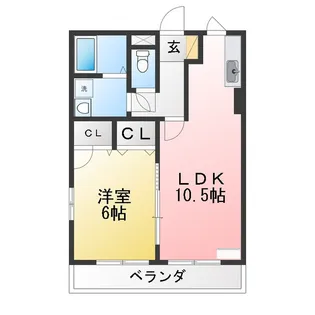 リヴェール【2階】の間取り