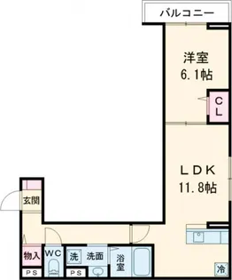 (仮)セレスティア豊玉南【1階】の間取り