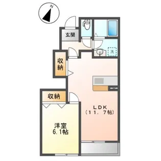 アマルフィ【1階】の間取り