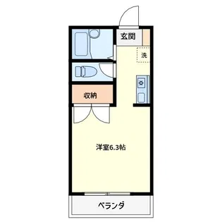 第2コーポ上岡【2階】の間取り