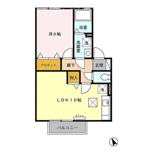 プリメゾンフーガ【2階】の間取り