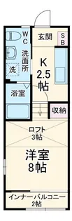 Mステージ高丘【1階】の間取り