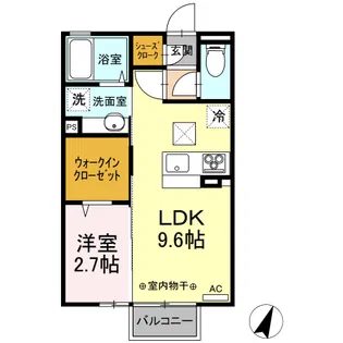 ブライトホープ【1階】の間取り