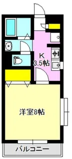 ソレイユT【2階】の間取り