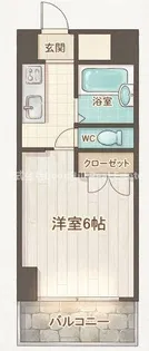 土井グランドマンション【4階】の間取り