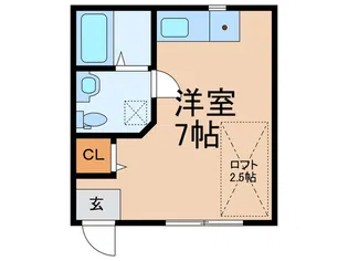 六甲ハイツ【1階】の間取り