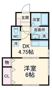 ナリトモ宮崎B【1階】の間取り