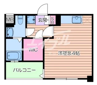 セントラル横山【4階】の間取り