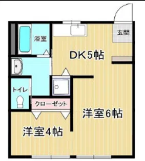 第5松浦コーポ【1階】の間取り