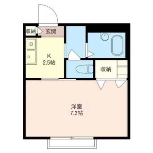 オプレ・ド・ソール【1階】の間取り