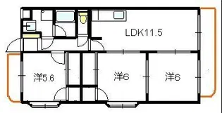 ソレーユ・和田【2階】の間取り