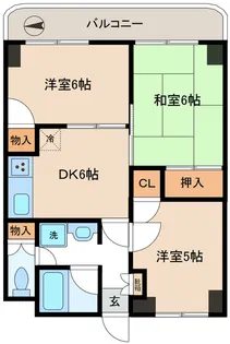 ボヌールナカネ【4階】の間取り