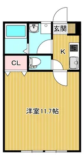 パティオ【2階】の間取り