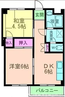 翠香マンション【2階】の間取り
