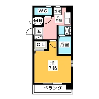 ロリエ マルミ【3階】の間取り